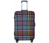 Custom Black White Gingham Plaid Lage Cover Cute Check Pattern Suitcase Protector Covers Suit For 18-32 inch