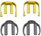 2Set Yellow & Grey for Karcher K2 K3 K7 Pressure Washer Trigger & Hose Replacement C Clip Clamp for Hose to Machine
