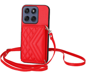 Phone Case For Moto Edge 60 60S 50 Fusion Ultra Pro Neo G34 G35 G45 G55 G85 G Stylus 5G Play Power S50 Detachable Crossbody Strap Back Wallet Cover Card Holder RFID Blocking