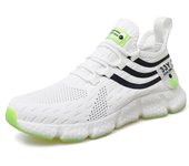 Zapatillas De Tenis Para Hombre 2024 Malla Transpirable Y Cómodas Zapatos Casuales De Exterior With Cordones