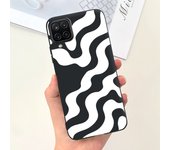 For Funda Samsung Galaxy A12 Ultra Thim Sofu-Touch Matte Liquid Silicone Soft Bumper cover on samsung a12 a125f a 12 galaxy case