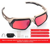 Gafas de ciclismo gafas integradas de grado de miopía marco vacío deportes a prueba de viento bicicleta para correr protección ocular gafas de sol