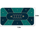 Baize Poker Layouts Tablecloth Texas Hold'em 21 Points Poker Table Top Tapis Poker Waterproof Roulette Casino Cloth