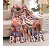 Cartoon Cute Rapunzel Cartoon Pattern Blanket Living Room Bedroom Sofa Sofa Soft and Comfortable Blanket