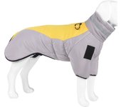 Ropa de algodón para perro, chaleco reflectante de cuello alto para perro grande, chaqueta impermeable gruesa para perro Bulldog francés, galgo