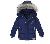 2 3 4 5 6 Years Winter Baby Boys Jacket Classic Keep Warm Fashion Girls Coat Hooded Zipper Outerwear Birthday Gift Kids Clothes