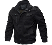 Men Casual Cotton Military Bomber Jacket Mens Jackets & Coats Army Men's Slim Fit Pilot Jackets Casacas Para Hombre