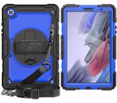For Samsung Galaxy Tab A7 Lite 8.7 inch 2021 with Screen Protector & Shoulder Strap Hand Strap Stand Case