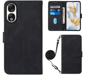 For Huawei Honor 90 Lite 90 Lite CRT - Nx1 Carcasa De Teléfono Móvil Solapa Tarjeta Billetera Clip Carcasa De Teléfono Móvil