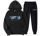 Conjunto de Chándal con Impresión de trampa para Hombre y Mujer, Sudadera con Capucha y Pantalones, 2 Piezas