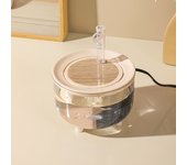 Transparent Pet Water Fountain Circulation Noise-Free Cat Automatic Water Bowl Flowing Water USB Drinking Fountain Household