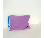 1pc Neceser a cuadros simple, bolsa de almacenamiento de cosméticos de gran capacidad, bolsa de aseo, regalo para amigas