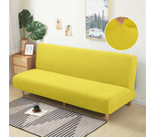 Funda de sofá cama sin brazos, funda de sofá sin reposabrazos, funda de futón plegable elástica a prueba de polvo, Fundas extraíbles elásticas para sofá