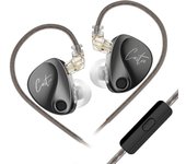 KZ Castor In Ear HiFi Earphone 2DD Dynamic Tunable Balanced Armature Headphone 3.5mm Detachable Cable Monitor Cancelling Earbuds