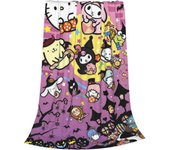 Cute Cartoon KuRomi Blanket Super Soft Flannel Throw Blanket Comfortable Cozy for Couch Sofa Room