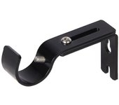 Metal Curtain Rod Brackets Hanger for 1 Inch Rod Hardware Window Curtain Rod Support Home Adjustable Drapery Rod Holders