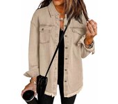 autumn women's fashion denim coats casual turn down collars overcoats