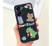 For ITEL P40+ P40 Plus Case Itel P40 Back Cover Soft Matte Silicone Bumper Coque On Itel P662L ‎P683L ITELp40 Cartoon Cute Capa
