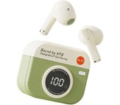 Retro Camera Wireless Headphones In-Ear LED Screen Bluetooth Earphones Noise Cancelling HiFi Stereo HiFi Stereo Headphone