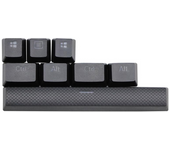 PBT Keycaps for Corsair K65 K70 K95 for Logitech G710+ Mechanical Gaming Keyboard, Backlit Key Caps for Cherry MX(Black)