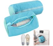 Bolsa Lavadora Zapatillas,Protección Múltiple Bolsa Para Lavar Zapatillas En Lavadora,Reutilizable Bolsa Lavar Zapatillas Lavadora,Proteger los zapatos de daños (2 Piezas-Amarillo)