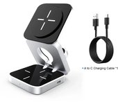 3 in 1 Foldable Wireless Magsafe Stand IPhone 15, 14, 13 , 3/2 for Apple Watch Iwatch 9 8SE Portable Charger