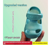 Suela suave antideslizante para niños, zapatillas de cabeza de bolsa de dibujos animados, zapatos para caminar para bebés, zapatos de doble propósito para salir en casa
