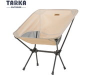 Juego de sillas de camping plegables, silla ultra práctica con diseño de luna para mochilero, jardín, picnic, playa y pesca.