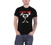 T Shirt Stickman Classic Band Logo Official Mens Black Size