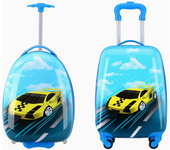 Maleta viaje maleta cabina estampada infantil 4 ruedas trolley maleta rigida dibujos infantiles 30X20X45CM