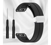 26mm 22mm Magnetic Buckle Strap For Garmin Fenix 7 7X 6X Pro 5Plus 6S 7S 3 3HR Forerunner 965 945 Silicone Bracelet Watchband