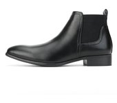 Botas Chelsea para hombre Comercio exterior pequeña cabeza cuadrada zapatos para hombre botas cortas de moda versátil botines