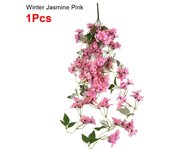 1Pcs Pink Blue White Purple Hanging Silk Flowers Artificial Silk 100cm Artificial Vines Plants Fake Vine Rattans Garden Decor