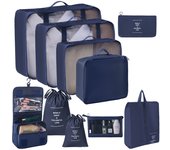 Juego de  Organizador de Maletas,Impermeable, Bolsas de equipaje De Viaje Para Ropa,Zapato,Cosméticos,Ropa Interior