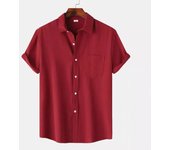 Traje casual de manga de cinco cuartos de lino puro fino de verano chaqueta superior de los hombres traje casual artístico de estilo japonés MD06