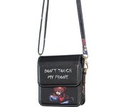 Crossbody Strap Leather Vertical Wallet Pouch Bag for Motorola Moto Razr 50 40 Ultra Tecno Phantom V Flip2 Infinix Zero Flip Mini Shoulder Neck Lanyard Cell Phone Pouch