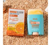 Orange Sunscreen Stick Portable Compact  Ready to apply at any time  ultra-protective  outdoor travel must-have For face & body