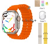 2025 New HK9 Ultra 2 Smartwatch Bluetooth Call Voice Assistant Information Reminder Screen Pointer Compass AMOLED Compatible with Android IOS Smartwatch