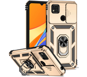 For Xiaomi Redmi 9c 10a Note 8 9 Pro Lente Ventana Deslizante Carcasa De Soporte De Automóviles Carcasa Anti - Huella Dactilar