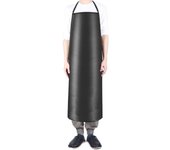 Adjustable Waterproof Leather Anti-fouling Butcher PVC Apron Kitchen Work Clothes Cooking Chef Apron