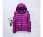 Lightweight Women Down Jackets Quilted Jacket Down Coats Solid Color Transition Jacket