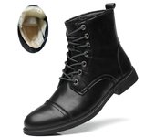 Nuevo otoño e invierno Martin botas puntiagudas botas de cuero retro casual zapatos de los hombres
