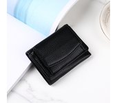 Korean version simple new women's wallet short multi-card position 3-fold large capacity anti-demagnetization coin wallet women