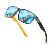 Nuevas gafas de sol polarizadas para hombres y mujeres, gafas de sol deportivas, gafas de moda coloridas cuadradas, gafas de conducción de ciclismo