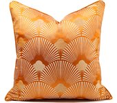 Throw Pillow Cover 60x60 50x50 Luxury Jacquard Cushion Cover Modern Dark Blue Green Gold Square Pillowcases