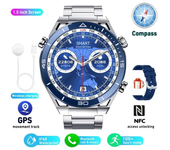 2024 For Huawei Watch Ultimate New GPS Motion Tracker Compass Bracelet Smart Watch Men NFC Bluetooth Call Business Smartwatch