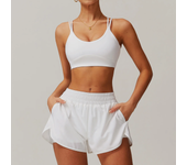 Cloud Sense Quick Dry Yoga Wear Set Cross Back Fitness Top Gym Tight Zipper Long Sleeve Outdoor Running Hip Lifting Sweatpants