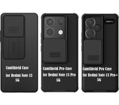 For Xiaomi Redmi Note 13 Pro 5G Case NILLKIN CamShield Pro Slide Camera Protect Privacy Cover For Redmi Note 13 /13 Pro+ Plus 5G
