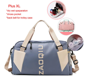 Bolsa de gimnasio seca y húmeda para mujer, bolsos deportivos de Yoga, bolsos cruzados de hombro de entrenamiento de Fitness de viaje, bolso de equipaje de bolsillo de almacenamiento de zapatos