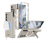 Magnetic Hinge Bracket For Samsung Galaxy Z Fold 6 Case Magsafe Pen Holder Protective Film Cover